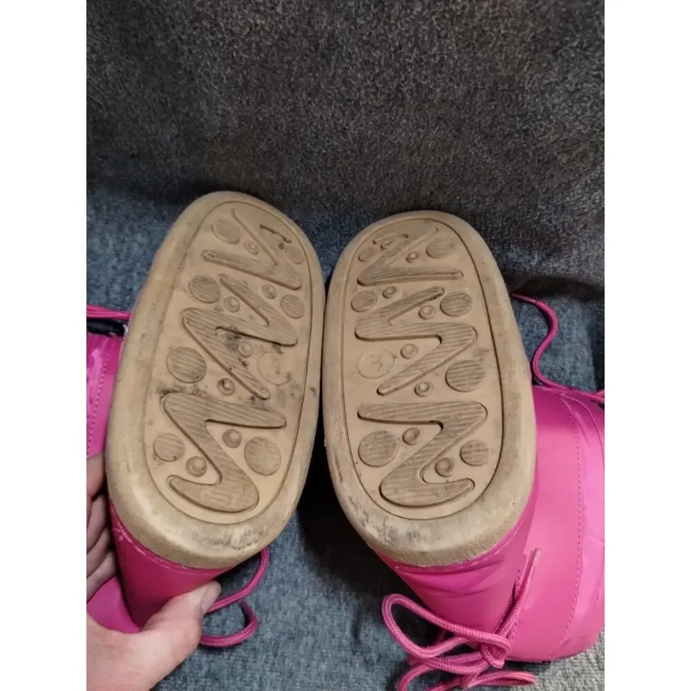 Nova Kids Moon Boots - Girls - Fuchsia Pink - Size 3 - Snow - Warm - Insulated